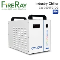 fireray sa cw3000 industrial water chiller for co2 laser engraving cutting machine cooling 60w 80w laser tube dg110v tg220v