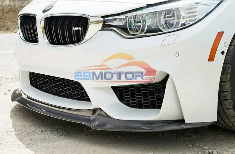 Неокрашенный V стиль передний спойлер для BMW F80 M3 F82 F83 M4 2014UP B256F|Амортизаторы| |