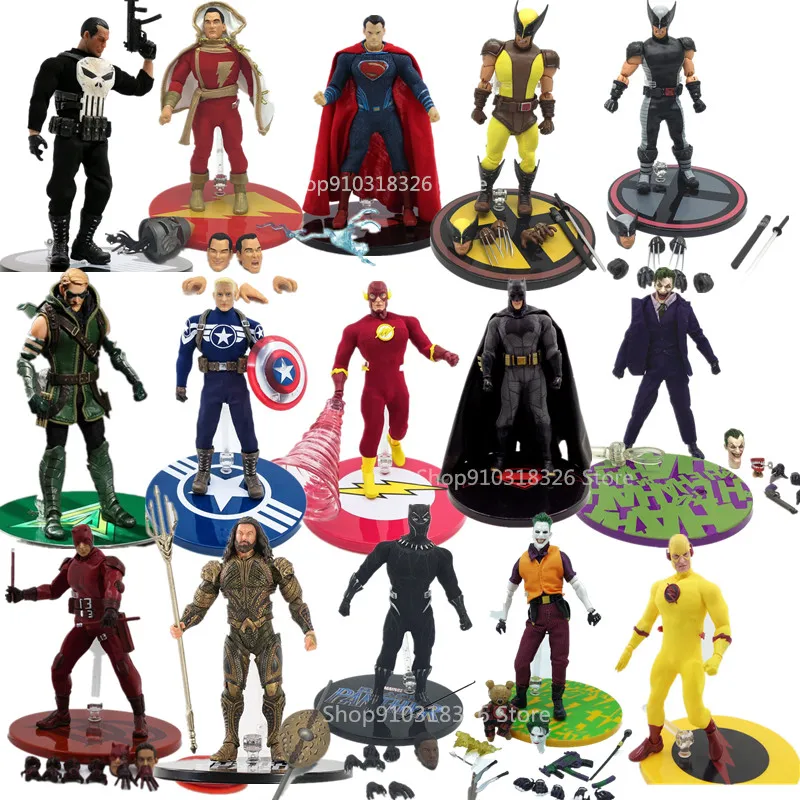 Joker Punisher Frankenstein Commander Green Arrow Shazam экшн-фигурка Коллекционная модель игрушки в