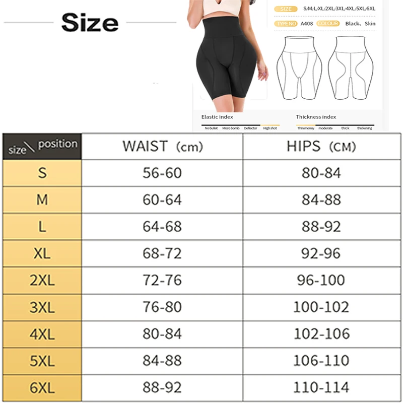 Booty Butt Lifter High Waist Trainer Thigh Women Shapewear Seamless Panties Push Up Ass Lift Hips Pads Faja Shaper Padding Pants