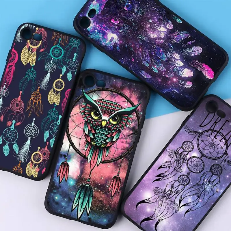 

YNDFCNB Dream catcher Phone Case for iphone 13 11 12 pro XS MAX 8 7 6 6S Plus X 5S SE 2020 XR cover