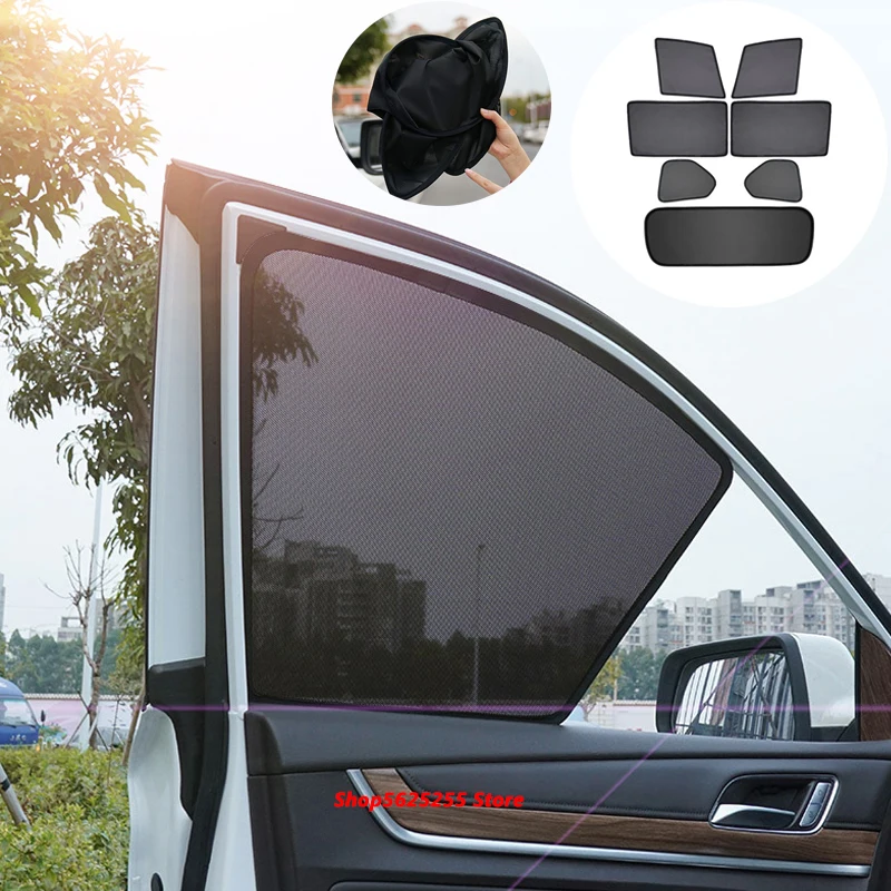 Parasol magnético para coche, accesorios para ventana lateral, protector solar antimosquitos, para Hyundai Ioniq 5, 2021, 2020, 2019, 2018, 2022