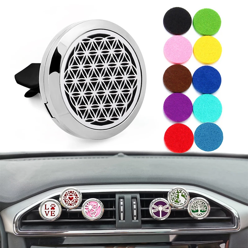 Цветок жизни автомобильный диффузор медальон на вентиляционное отверстие