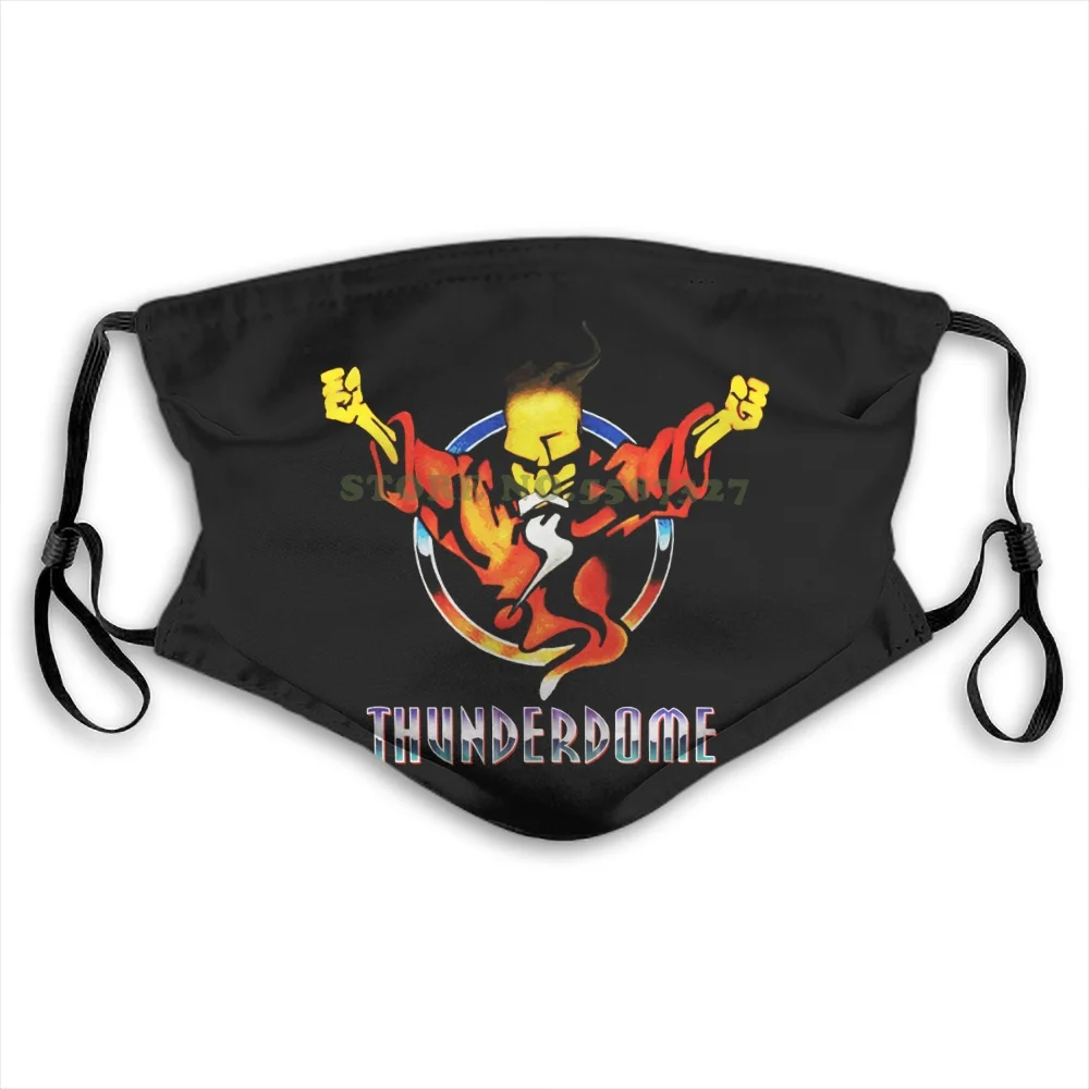 

Моющиеся модные маски для лица Thunderdome хардкор техно и габбер музыка США