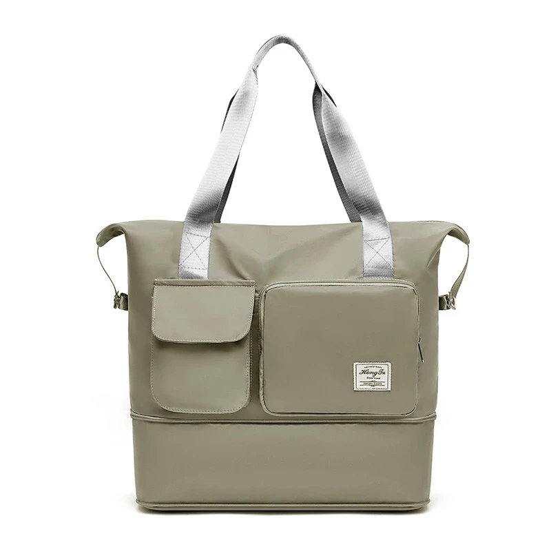 

Новые вместительные складные дорожные сумки, водонепроницаемая сумка-тоут, дорожные спортивные сумки, женские многофункциональные дорожн...