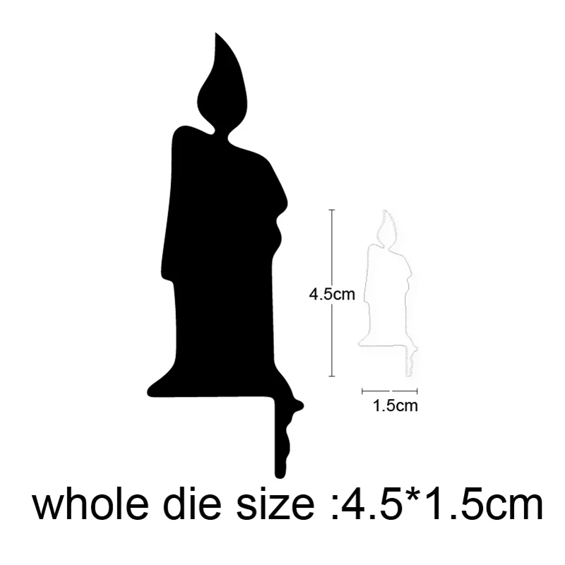 

Christmas Candle Frame Metal Cutting Dies Stencils For Scrapbooking dies DIY Craft Photo Card Making Embossing Die Cuts 2020 New