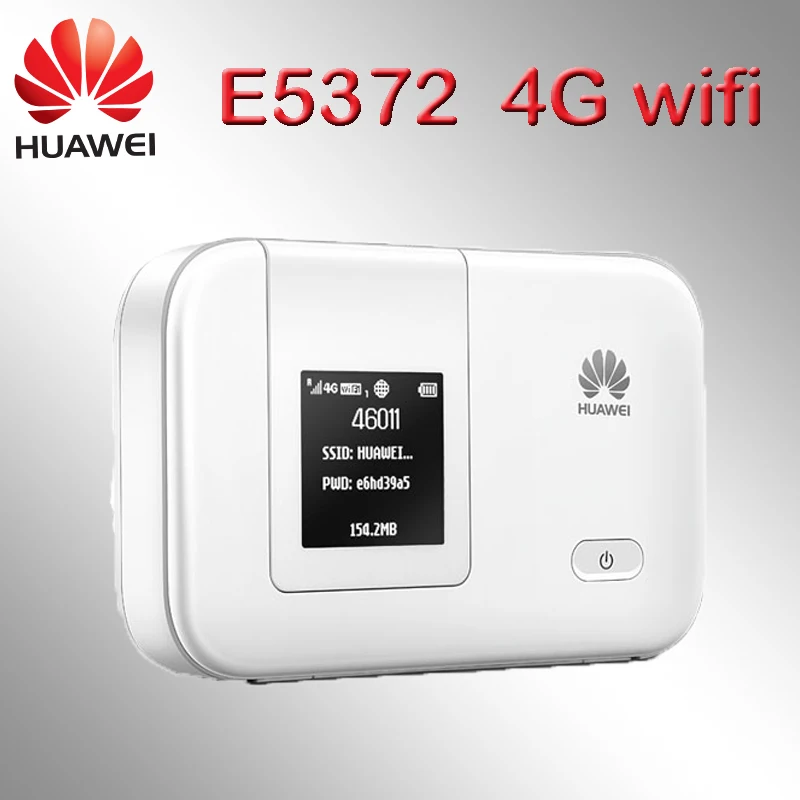 Разблокированный HUAWEI E5372 Карманный Wi Fi роутер 4G LTE Cat4 для мобильных телефонов 3g 4g