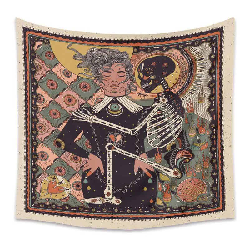 Домашний декор психоделическая сцена сексуальная женщина гобелен секретный