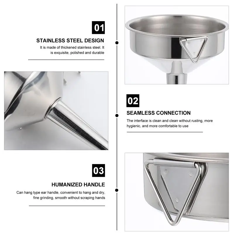 

Stainless Steel Funnel Oil Liquid Transferring Funnel Funnel Metal Funnel