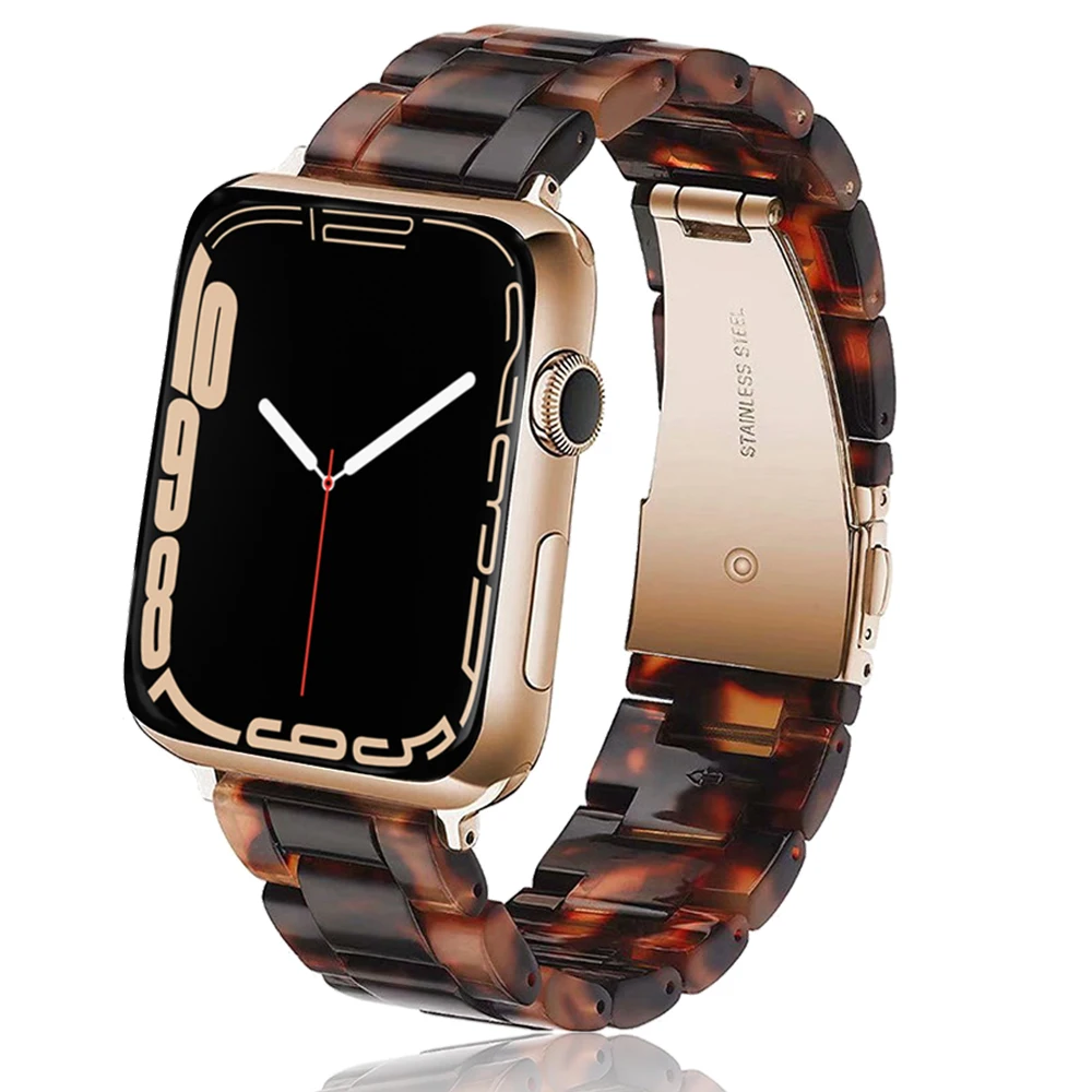 

Ремешок Pride из смолы для apple watch band, металлический браслет с пряжкой для iwatch 7/SE/6/5/4/3/2, 45 мм 41 мм 40 мм 44 мм 42 мм 38 мм