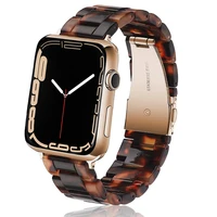 pride resin strap for apple watch band 45mm 41mm 40mm 44mm 42mm 38mm metal buckle bracelet watchband for iwatch 7se65432