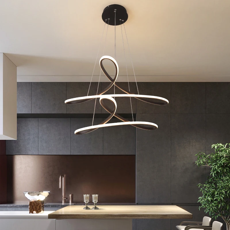 Современный светодиодный Люстра для гостиной столовой кухня светильников с