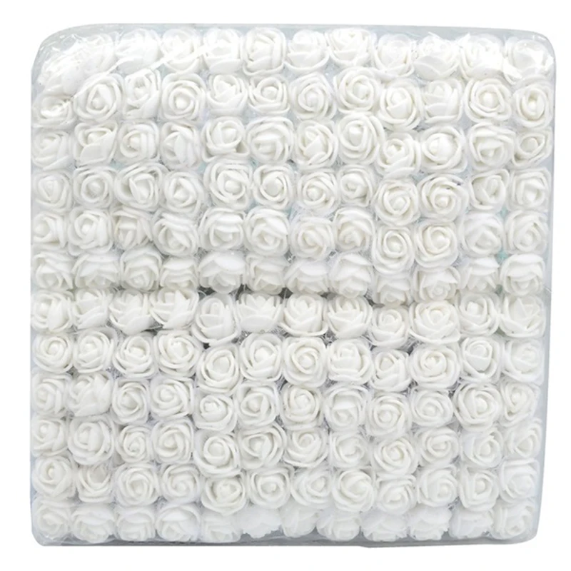 144 шт. искусственные розы из пены 2 см | Дом и сад