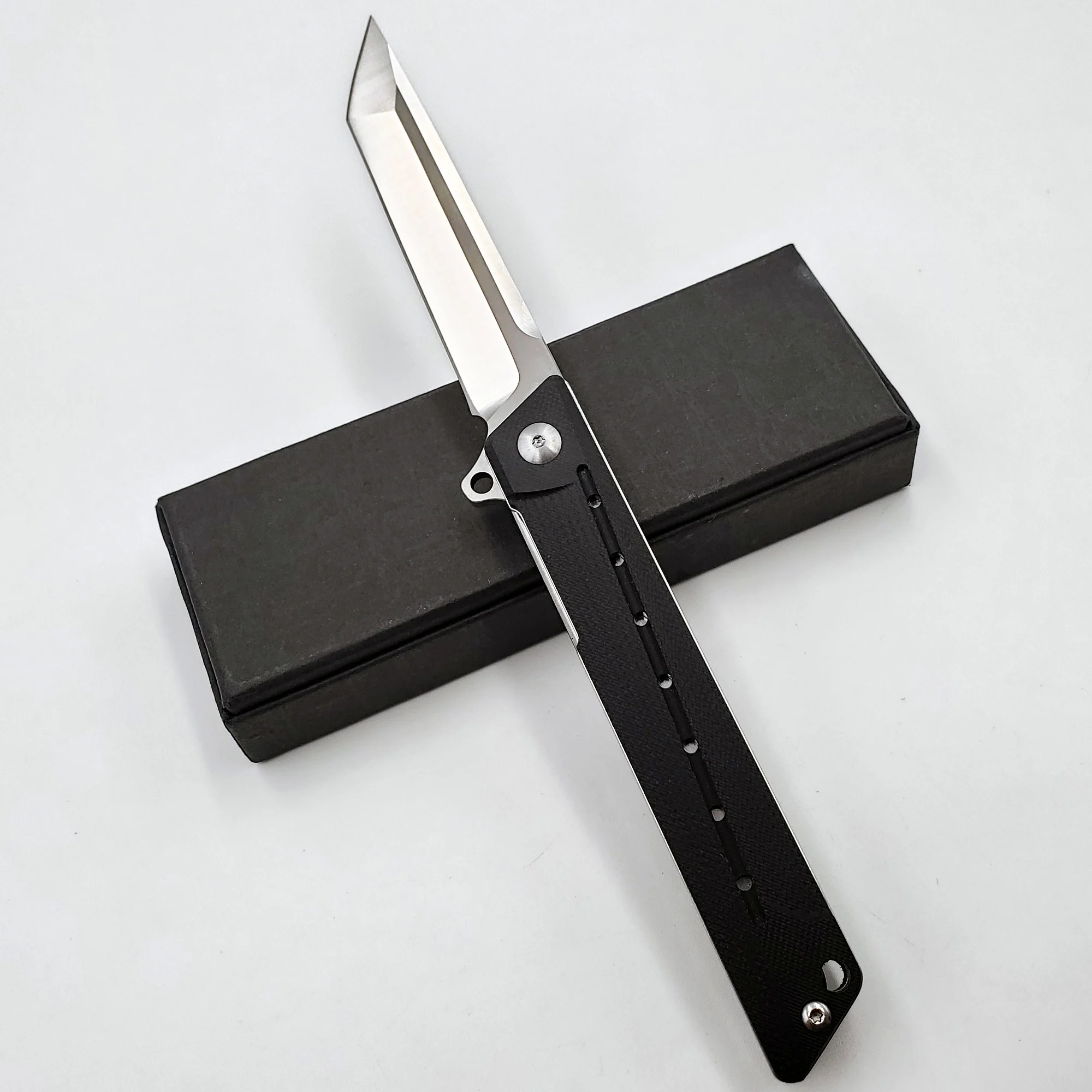 JSSQ тактический складной нож D2 лезвие G10 стальная ручка карманные ножи для