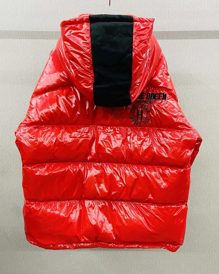 

High Quality Winter Down Parker Women Short Jackets Fashion Letter Embroidery Windproof Waterproof Thickening Warm Jacket Coat