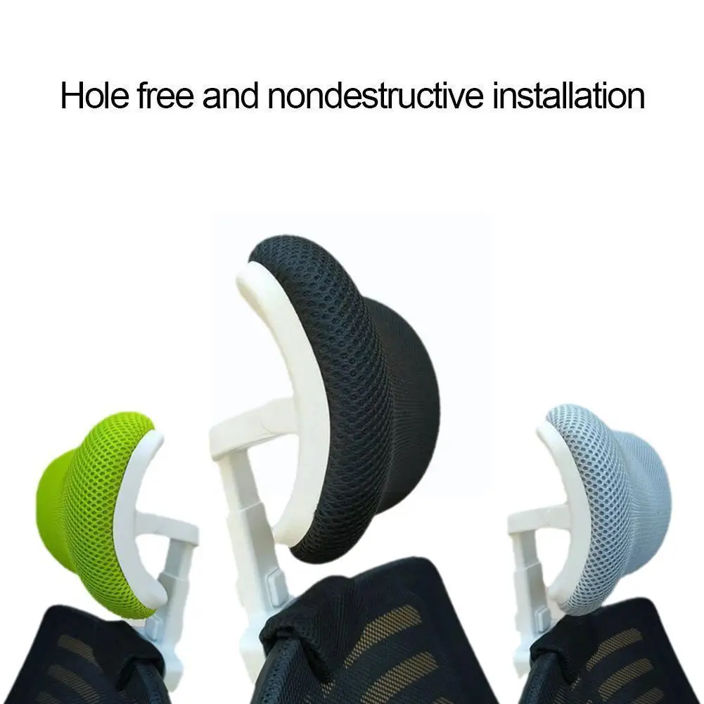 

Office Chair Headrest Adjustment Lifting Protect Neck Chair Punching Waist No Office Accessories D0r4