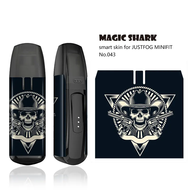 Чехол-накладка Magic Shark ультратонкий с рисунком черепа Джокера для JUSTFOG MINIFIT |