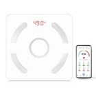 Напольные весы для ванной комнаты, электронные смарт-весы с Bluetooth и приложением