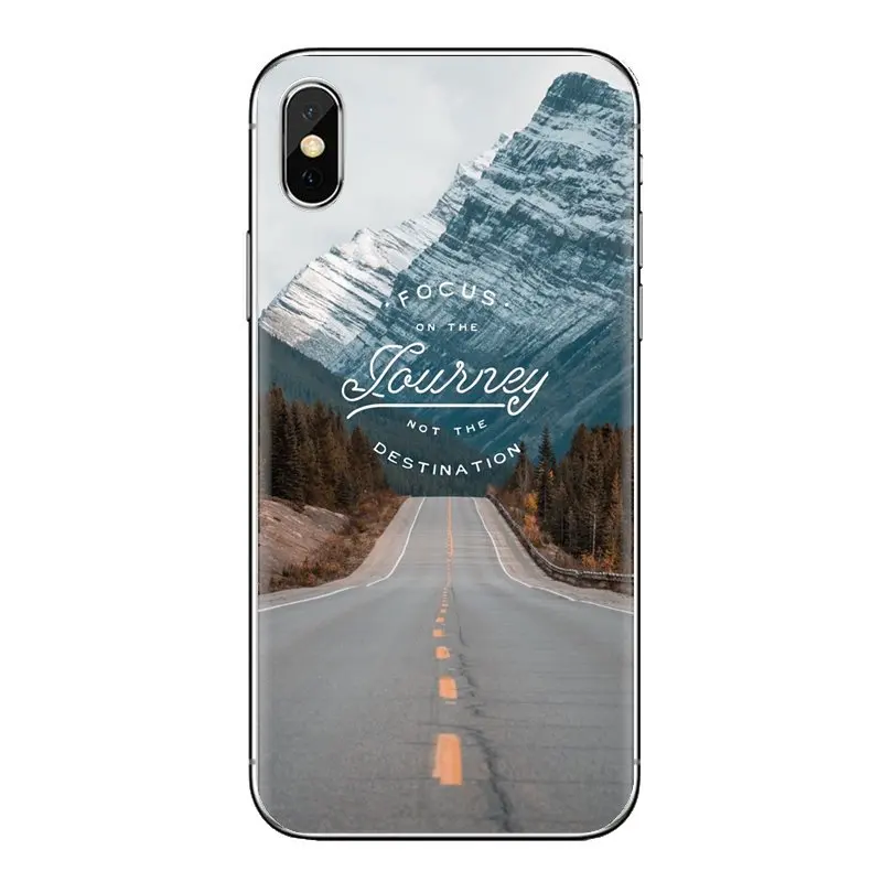 For iPhone XS Max XR X 4 4S 5 5S 5C SE 6 6S 7 8 Plus Samsung Galaxy J1 J3 J5 J7 A3 A5 We Are Always On The Road Soft Case Covers |