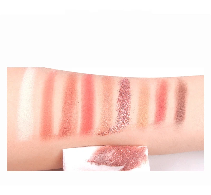 Модная палитра теней для век блестящие тени жемчужная светильник ящаяся пленка