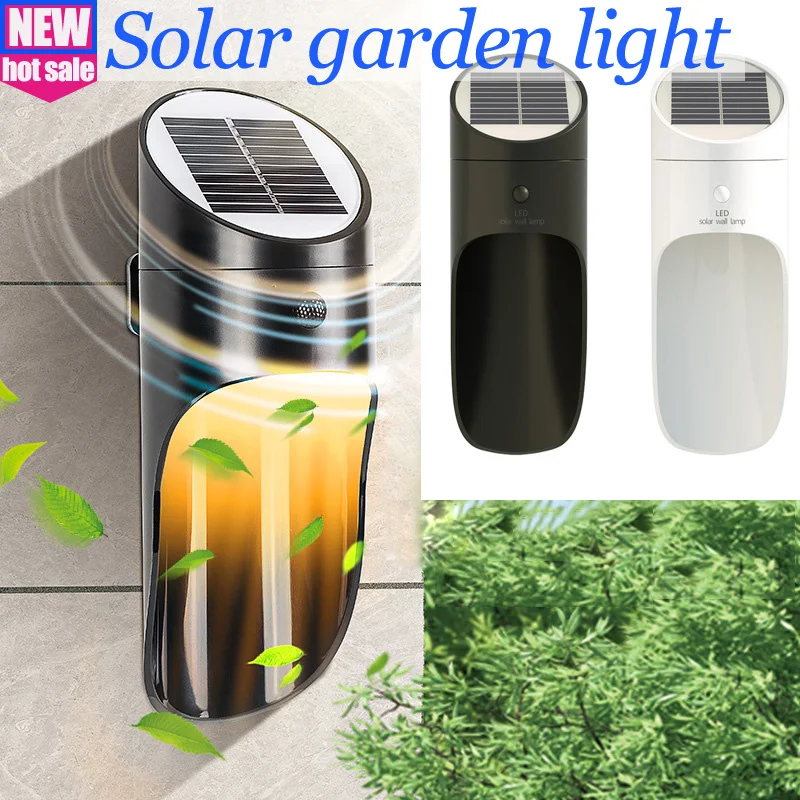 

Garden Led Solar Lights Outdoor Tuin Decoratie Sunlight Patio Decoration Street Light Country House Fence Wall Lamp With Sensor