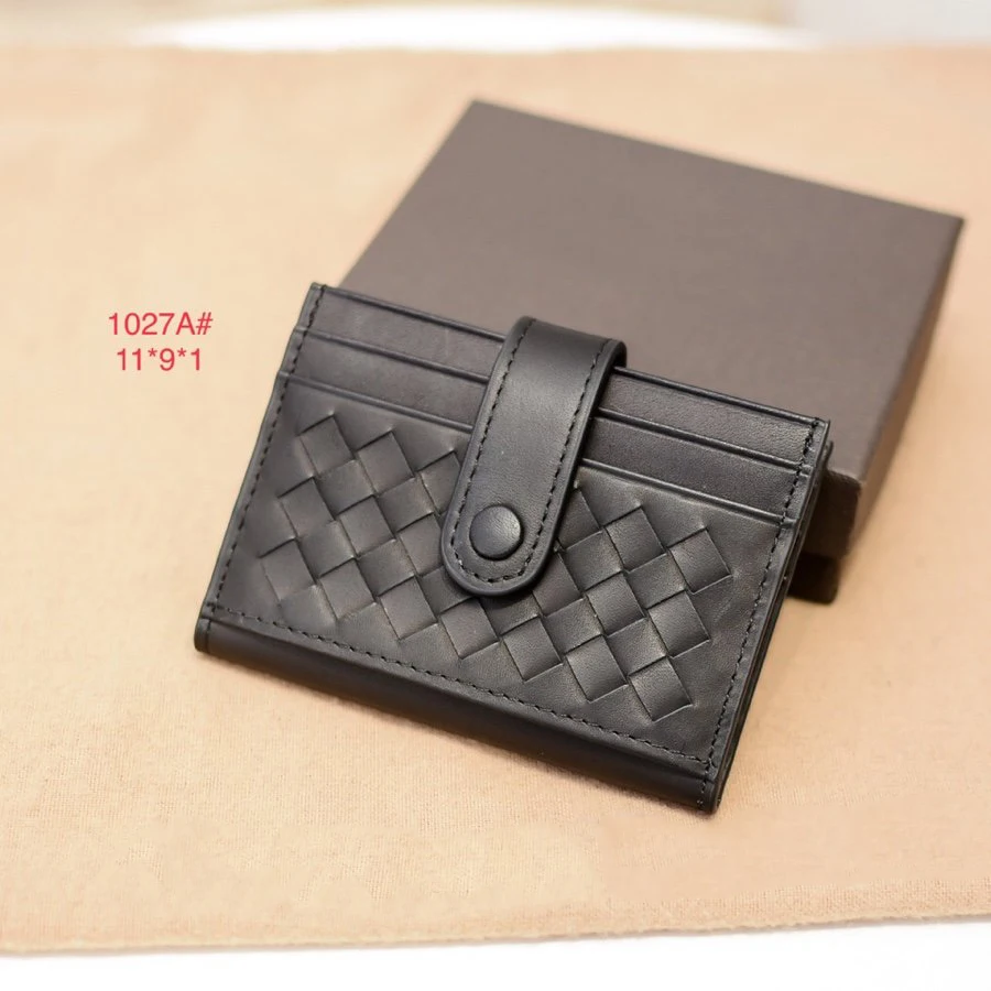 

2022 new ultra-thin card purse simple wallet for men and women mini leather cowhide clip