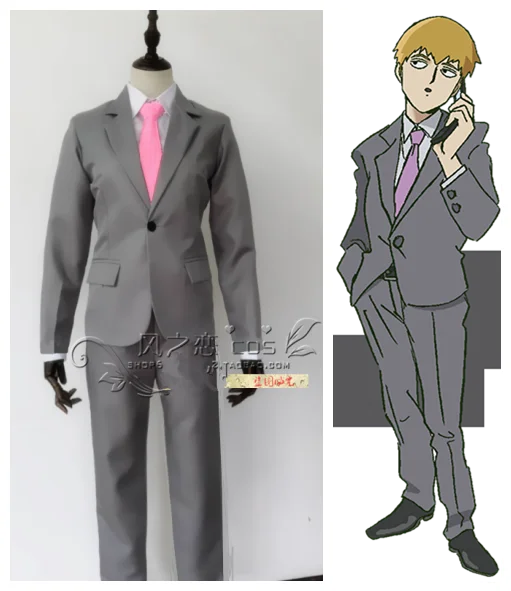 2017 костюм для косплея из аниме психоделия 100 Arataka Reigen искусственная униформа