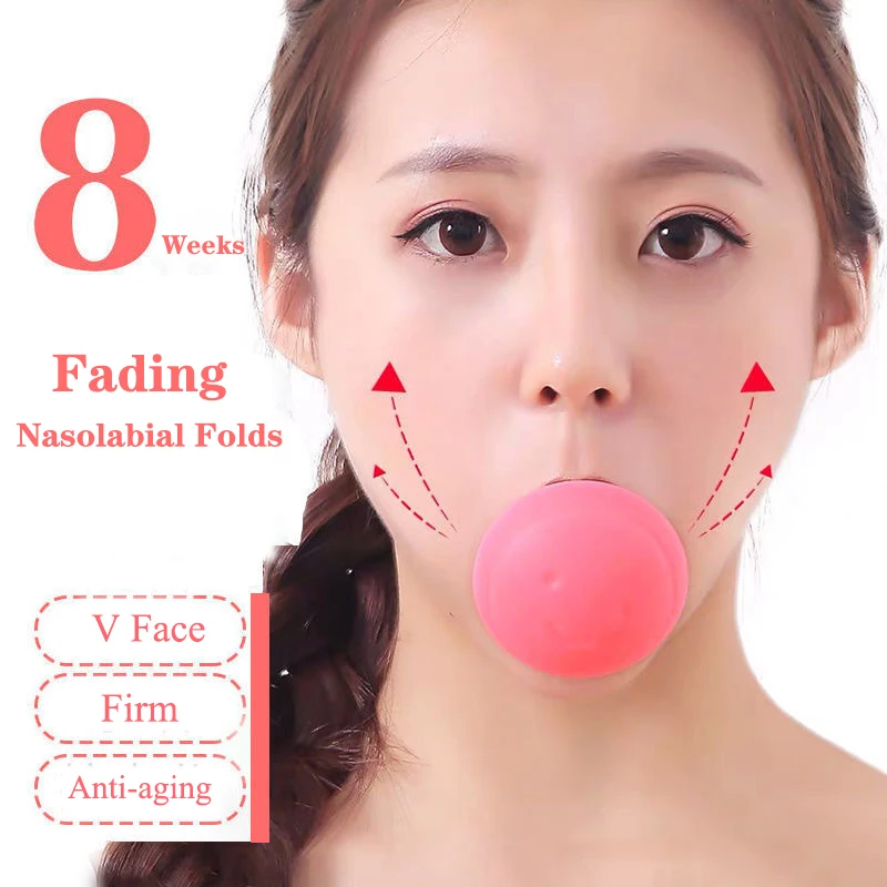 

Mini Breathing Exercise Massage Trainer Face-Lifting&Tightening Remove Face Double Chin Masseter Lip Mouth Trainer
