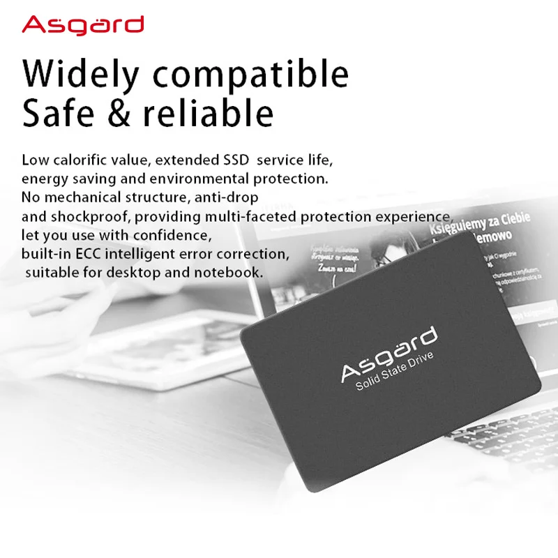 Жесткий диск Asgard AS Series SATA3 SSD 250 ГБ 500 Гб 960 2T 2 5 твердотельный для ноутбука и