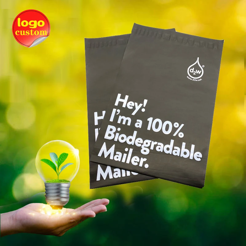 

Completely Degradable Bio Based Mailing Bag ECO Compost Postal Bag Plant Starch Self Adhesive Bag Express Clothing Bag Printing