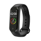 M4 смарт-цифровые часы браслет для мужчин и женщин с сердечного ритма в режиме реального бег шагомер, счетчик калорий, для здоровья, для спорта, трекер