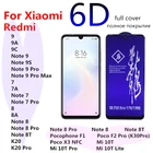 Rinbo закаленное стекло для Xiaomi Poco F2 F3 Pro X3 NFC GT Redmi Note 9S 8 9 Pro Max K40 K30 K20 8T 6 7 Pro 8A 9A защита для экрана