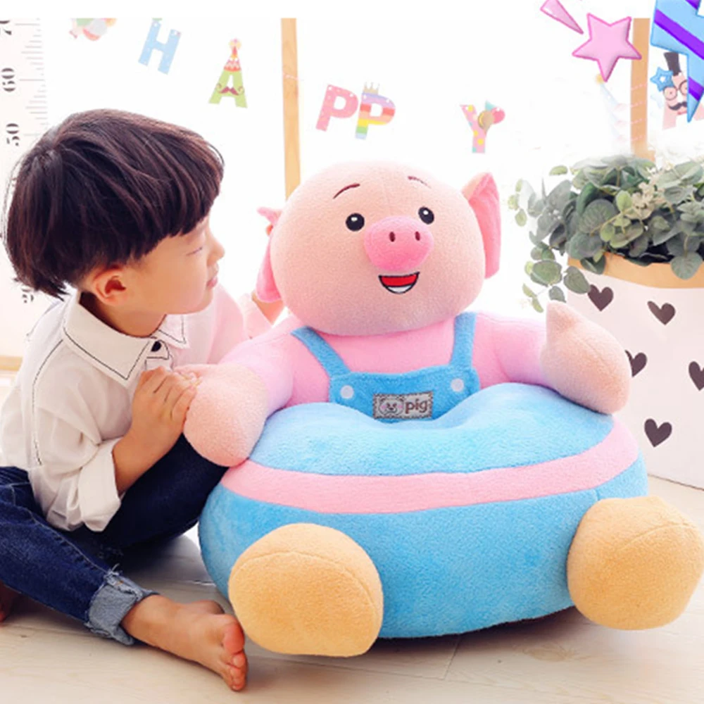 Чехол для детского дивана плюшевое сиденье удобное моющееся гнездо малышей без