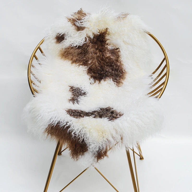 

CX-D-185D длинные волосы монгольские одеяла из меха ягненка ковер из натурального меха