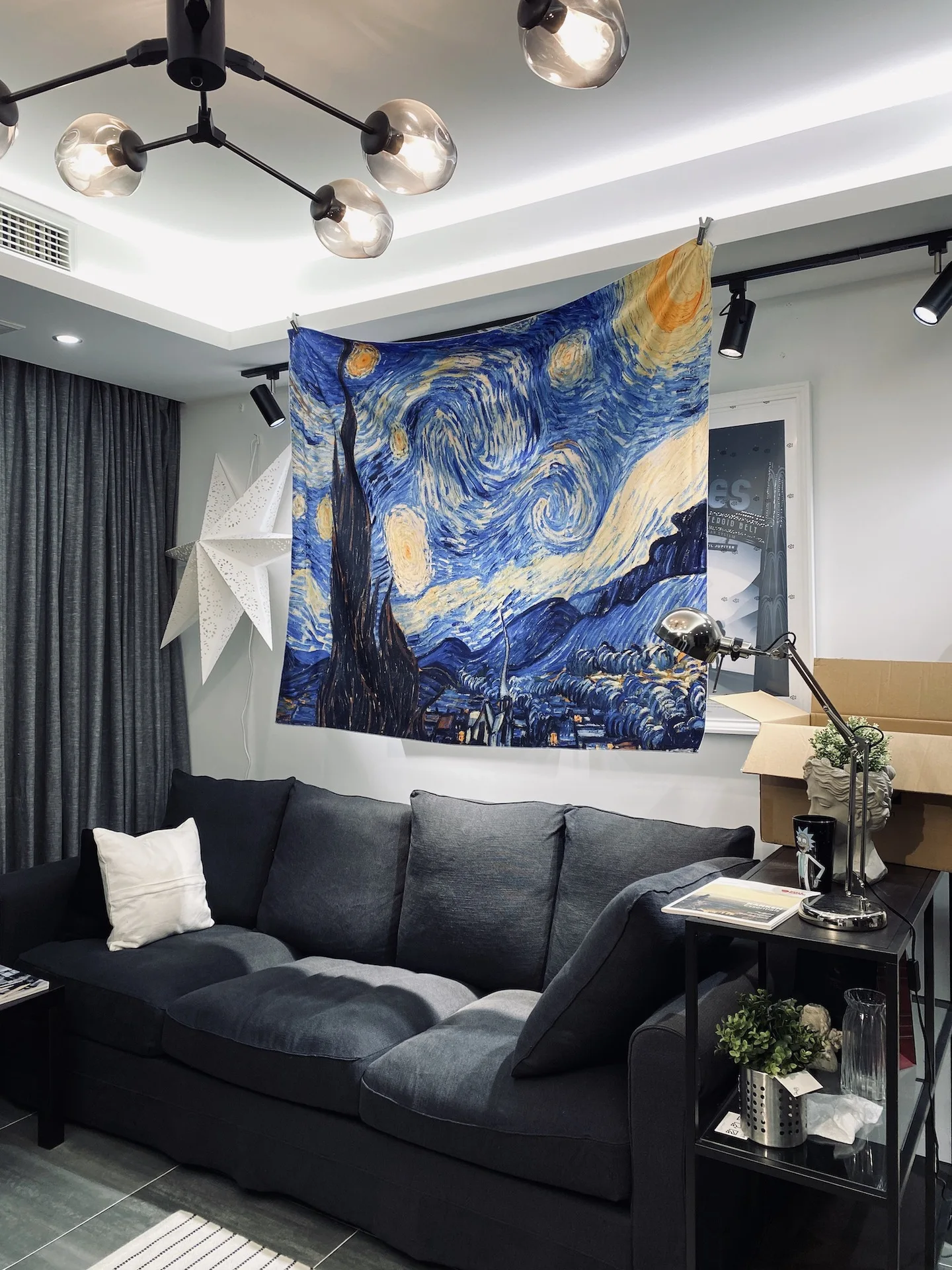 

Starry Sky Tapestry Wall Hanging Bohemian Beach Mat Polyester Blanket Yoga Mat Home Bedroom Art Carpet Wall Hanging Decor