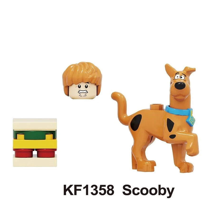 KF1358 Scooby мультфильм новый знаменитый фильм Тигр король строительные блоки