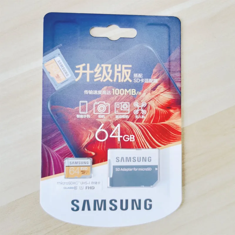 Оригинальный Samsung Micro SD карта 32 ГБ Class 10 карт памяти MicroSD 256 128 64 TF карты sdhcxc картао де