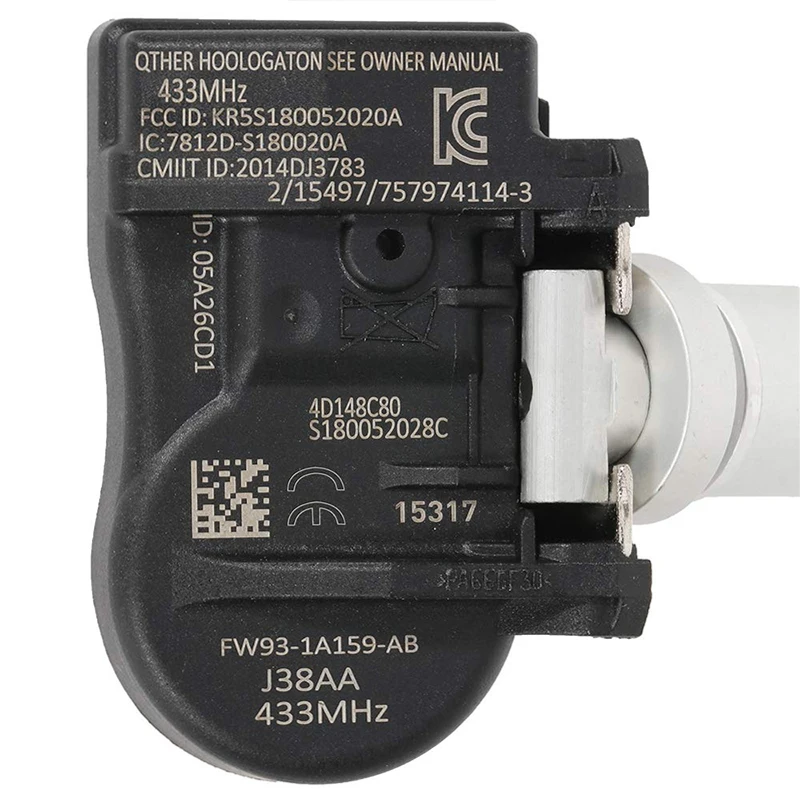 Датчик системы мониторинга давления в шинах 4 шт. (TPMS) 433 МГц LR070840 для Land Rover Discovery