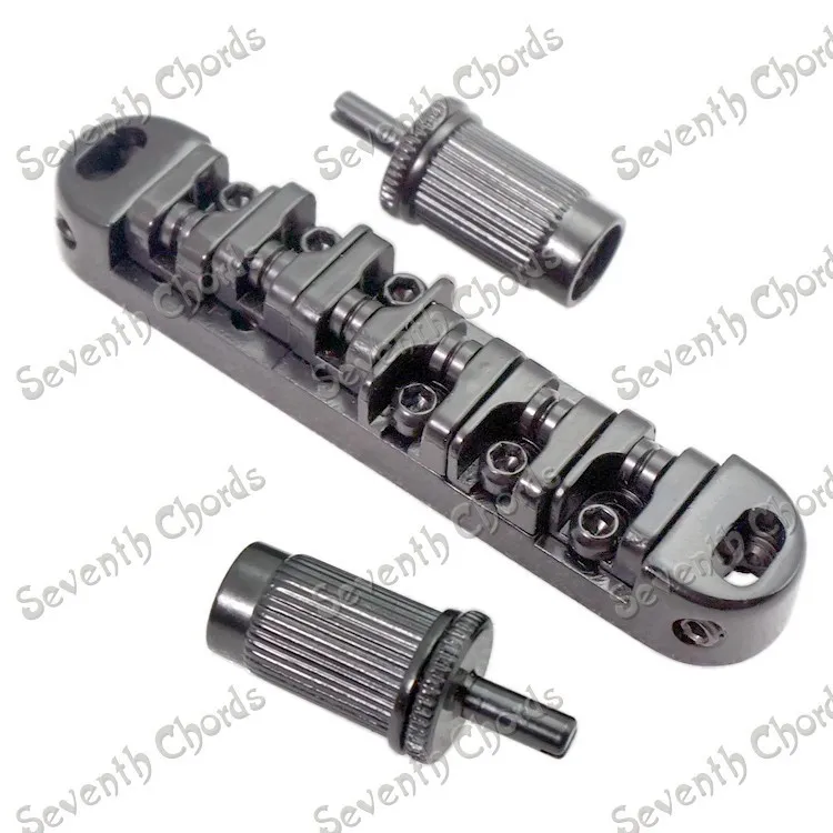ein set roller sattel tune o matic brücke für lp elektrische gitarre ersatz mit big studs t o m gitarre brücke gitarre teile free glo