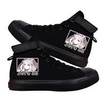 kakegurui anime cosplay sweet cute girl print high top canvas shoes casual breathable leisure unisex sport sneakers vulcanize