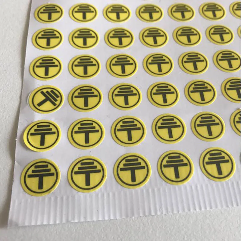 

500 Stickers 1cm Round Ground Mark Sign Label Universal Adhesive Waterproof