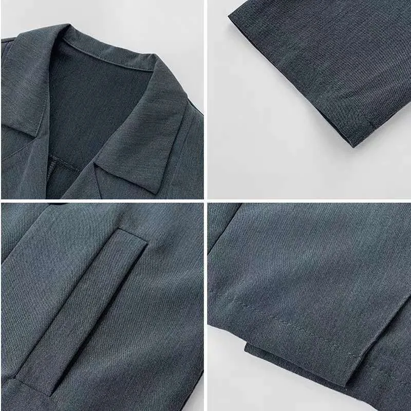 

Women Trench Open Stitch Fashion Button Trendy Female Elegant Loose Leisure Slim Solid Outwear Coat High Quality All-match New