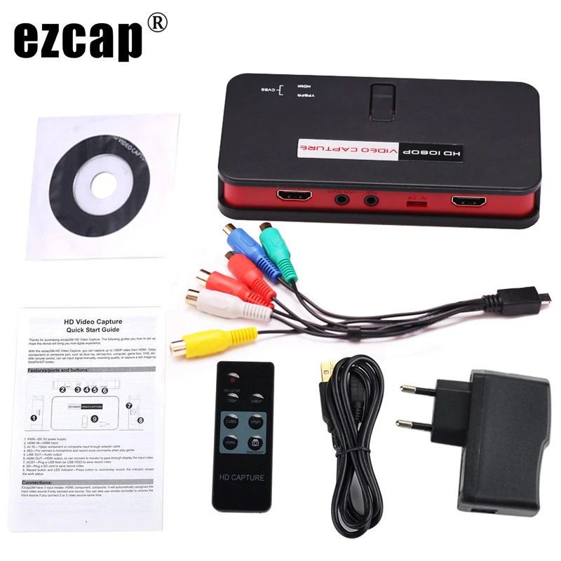 Оригинальная EZCAP 284 HDMI игра HD видео Захват коробка для xbox PS3 PS4 ТВ медицинская онлайн видео прямая трансляция видео рекордер