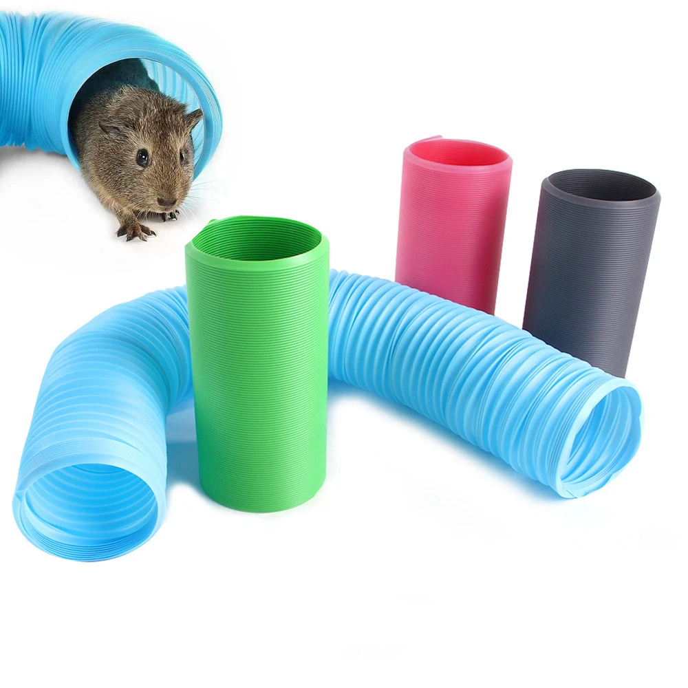

Pet toy Small Pet Fun Tunnel Telescopic 100cm Pipe Guinea Pig Hedgehog My Neighbor Totoro Ferret Products Hamster Toys