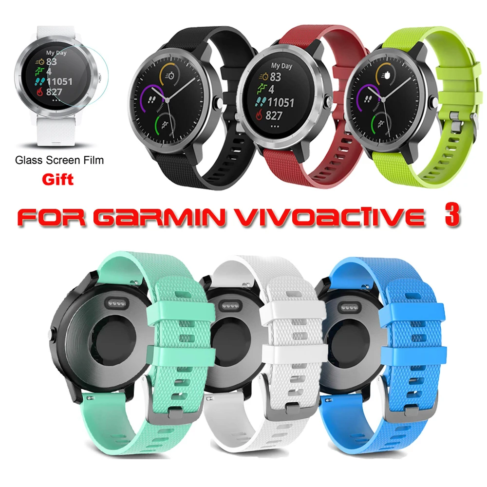 

Silicone Watch Strap For Garmin Vivoactive 3 Replacement Bracelet Accessories Wristband For Garmin Vivoactive 3 Strap