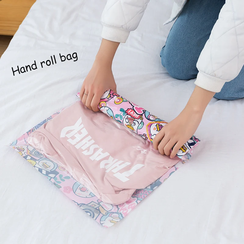 6/11 шт. утолщенные дорожные вакуумные мешки для одежды многоразовые