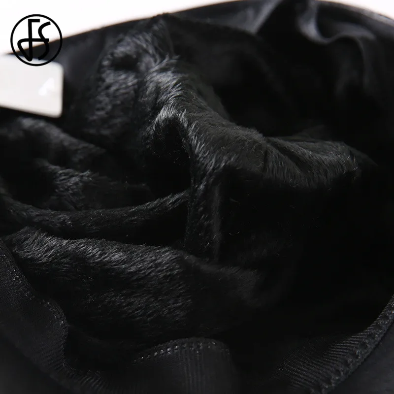 FS женская теплая зимняя восьмиугольная шапка Осенние береты новая модная