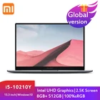 Ноутбук Xiaomi Mi RedmiBook Air, 13,3 дюймов, ноутбук Intel Core i5-10210Y 8 Гб LPDDR3 512 ГБ SSD 2,5 K, ноутбук с Windows 10, компьютер
