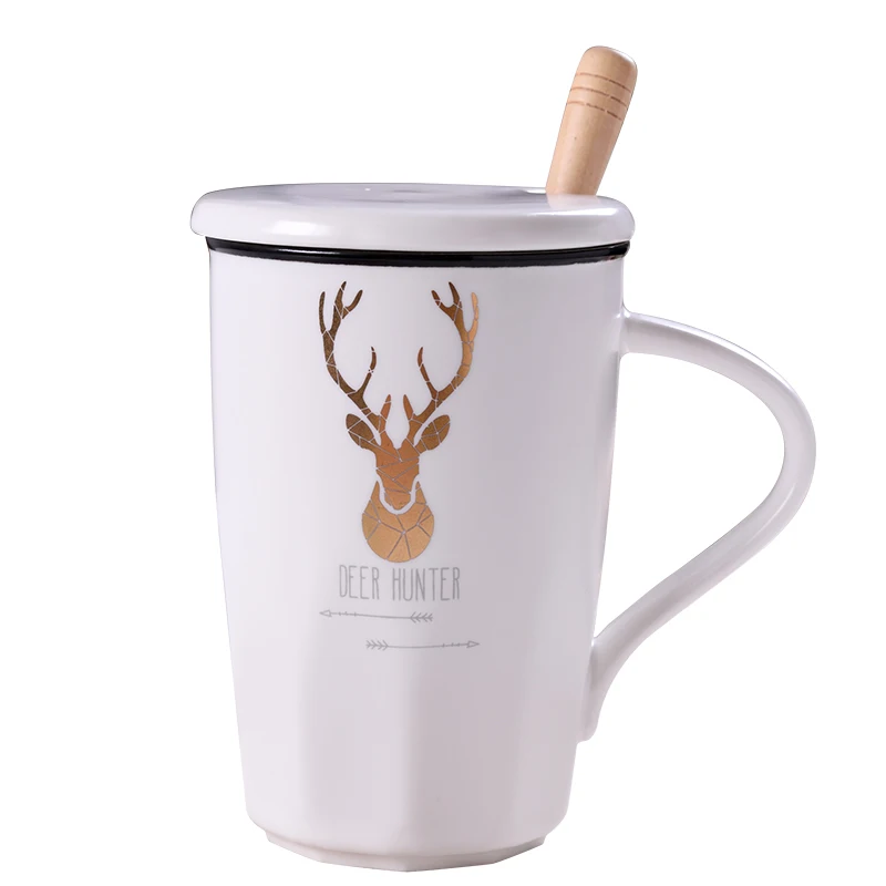 Керамическая кружка Набор чашек фарфоровая тема созвездий счастливая