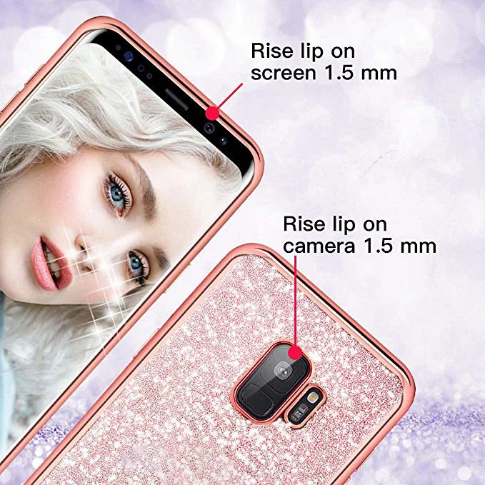 

Bling Diamond Soft TPU Case For Samsung Galaxy S10 S10e S8 S9 Plus S7 edge A5 A7 2018 A6 A8 Note 8 9 Plating Silicone Back Cover